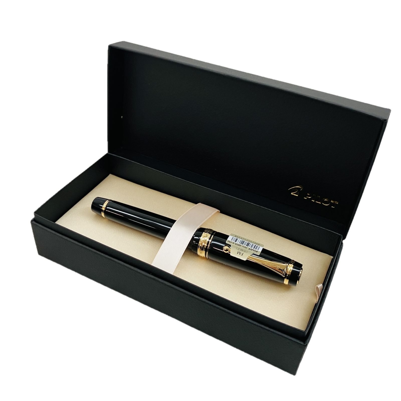 PILOT FKV-88SR-B-FM ブラック 中細字 万年筆 文房具 カスタム 漆 パロット C10610692