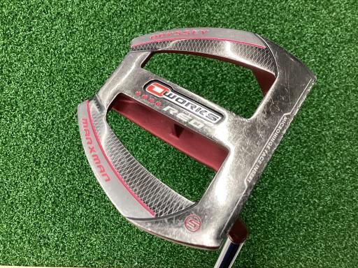 オデッセイ O WORKS RED MARXMAN S 33インチ パター PT スチール フレックスその他 メンズ 男性用 右利き 右用 Dランク ゴルフクラブ