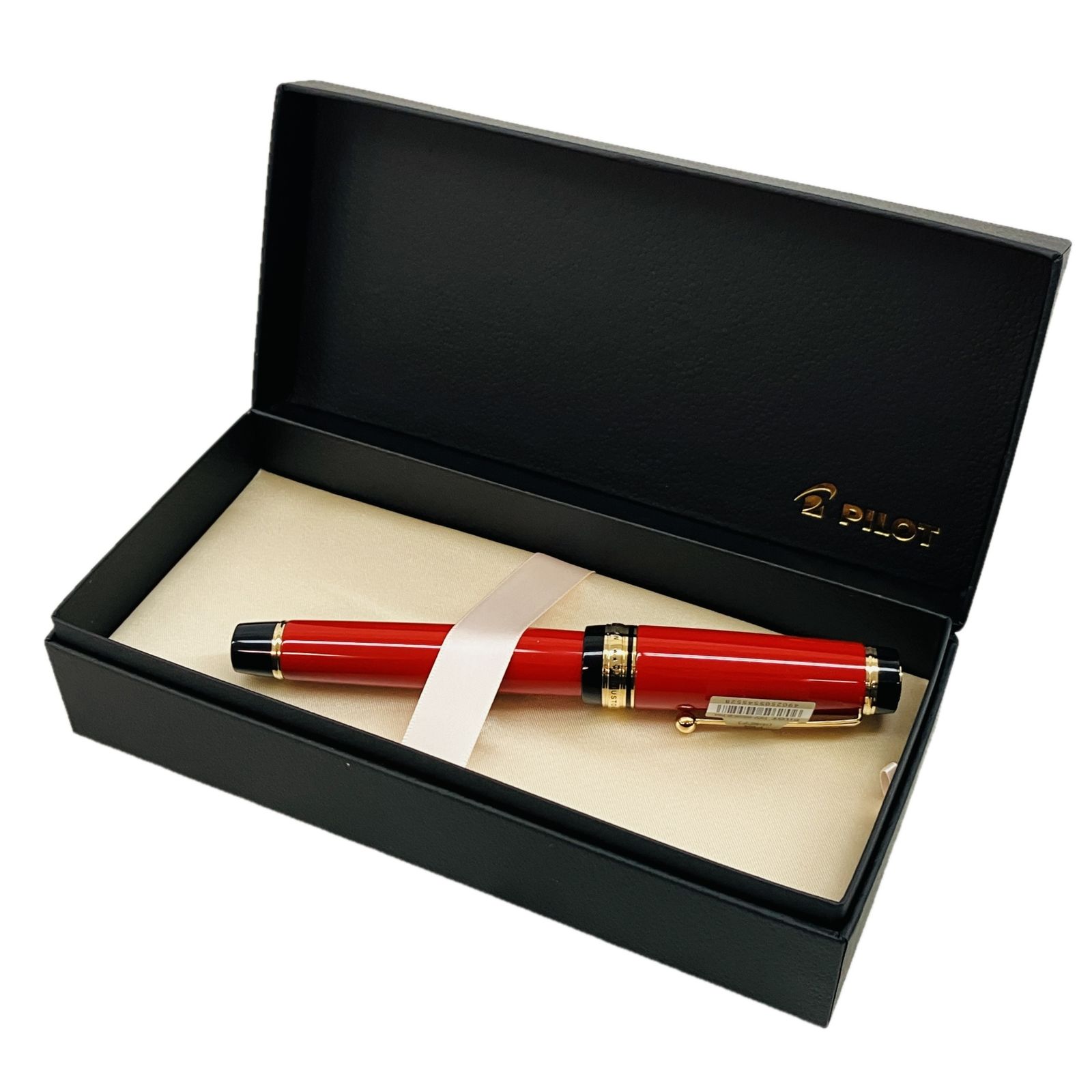 PILOT FKV-88SR-R-FM レッド 朱 中細字 万年筆 文房具 カスタム 漆 パロット C10610694