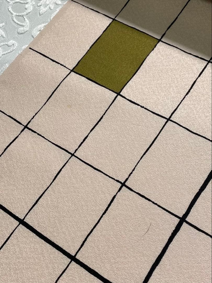  小紋 大鳳縮緬 きたつみ 反物 紋意匠 正絹 SA 025 小紋 着物反物