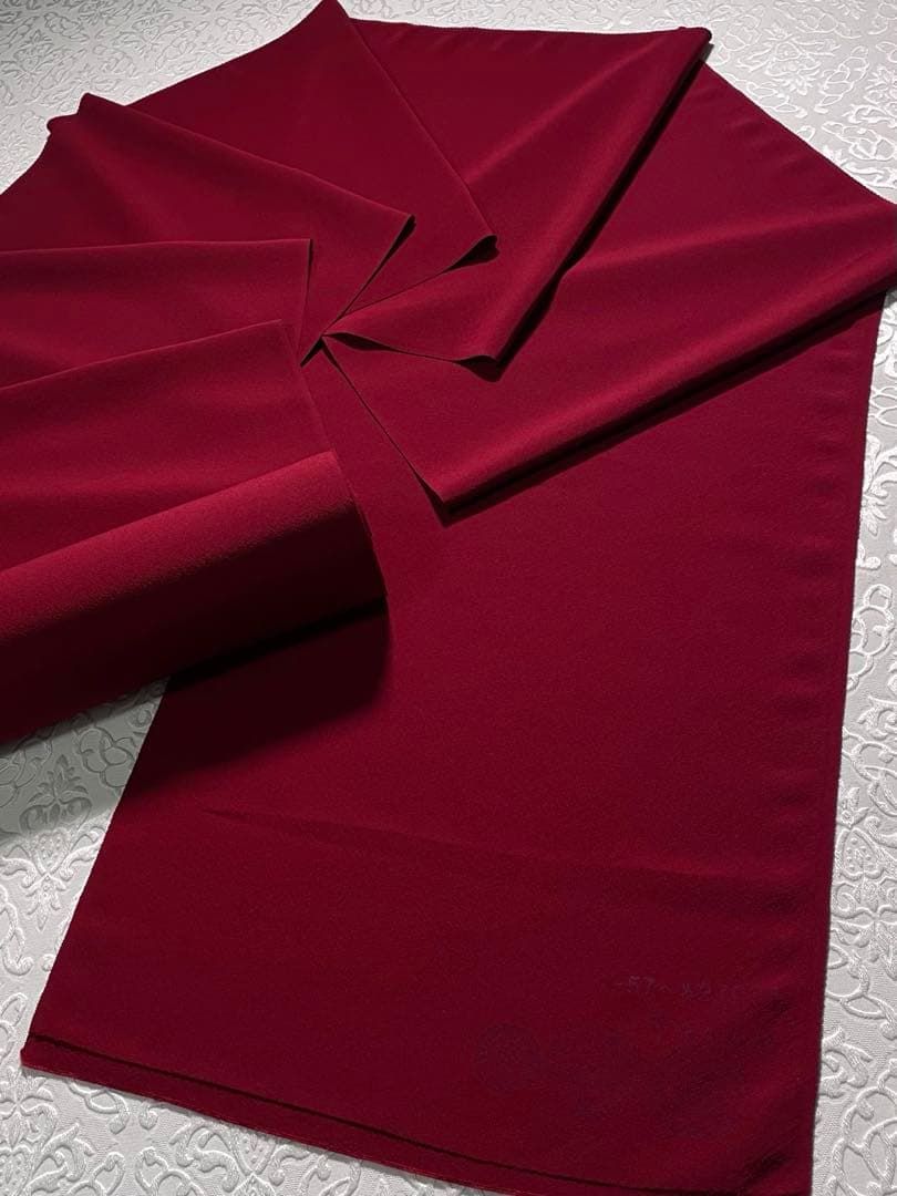 色無地 浜ちりめん 反物 無地 正絹 SA 017