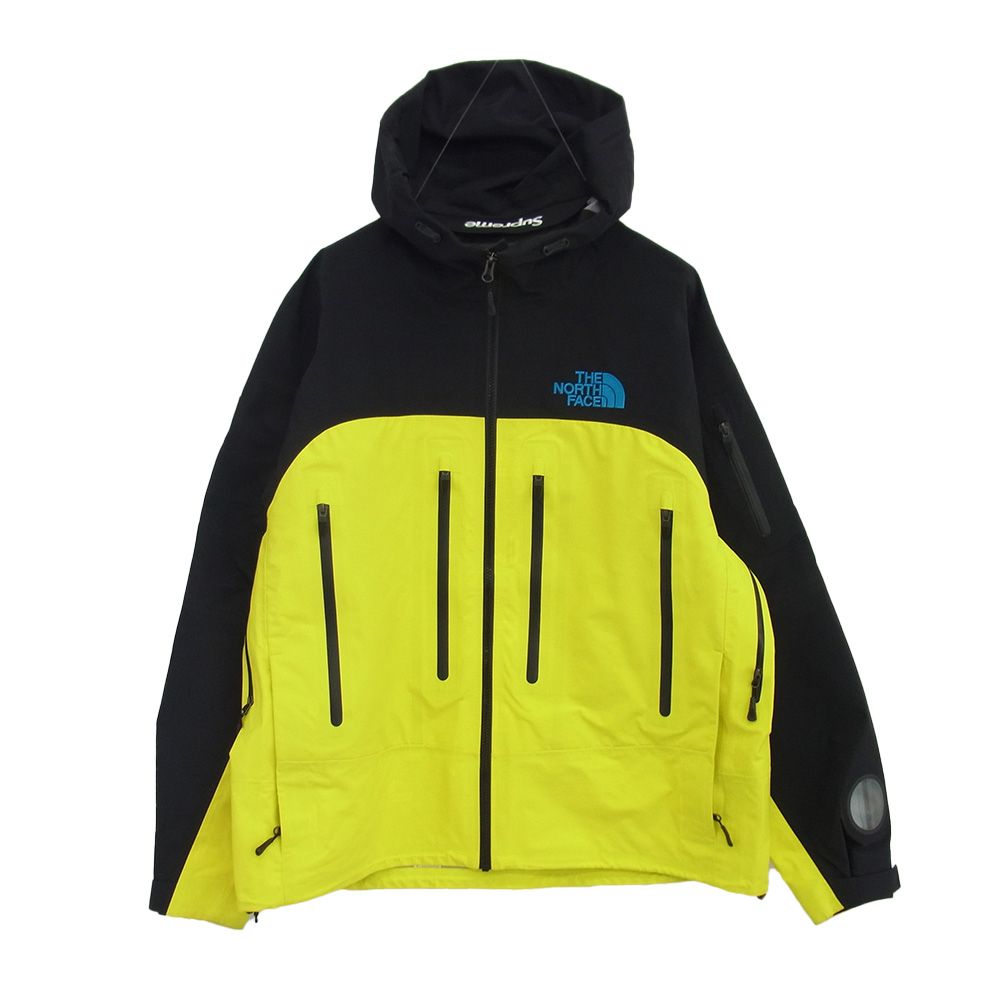 Supreme シュプリーム 22AW NP52207I The North Face Taped Seam Shell Jacket Yellow ザノースフェイス テープド シーム シェル ジャケット マウンテンパーカー ブラック系 イエロー系 L