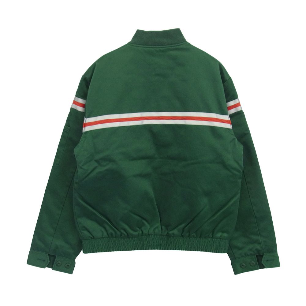 Supreme シュプリーム 18SS Reflective Stripe Work Jacket リフレクティブ ストライプ ワーク ジャケット グリーン系 M