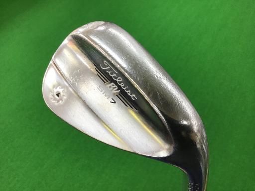 タイトリスト VOKEY SPIN MILLED SM7 ツアークロム 52° 12°F ウェッジ WG NS PRO MODUS3 TOUR120 フレックスS メンズ 男性用 右利き 右用 Dランク ゴルフクラブ