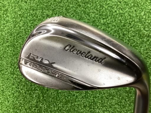 クリーブランド Cleveland RTX ZIPCORE ブラックサテン 58° 06° LOW ウェッジ WG 純正特注シャフト フレックスX メンズ 男性用 右利き 右用 Cランク ゴルフクラブ