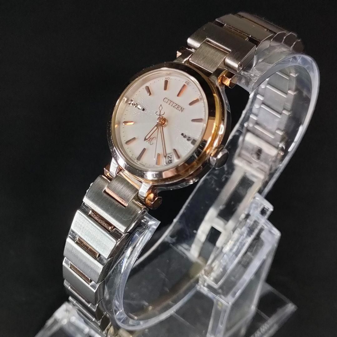 極美品　CITIZEN　シチズン　XC　H054　ホワイト　シルバー　ソーラー クロスシー 極美品 CITIZEN XC シチズン ホワイト シルバー 電波