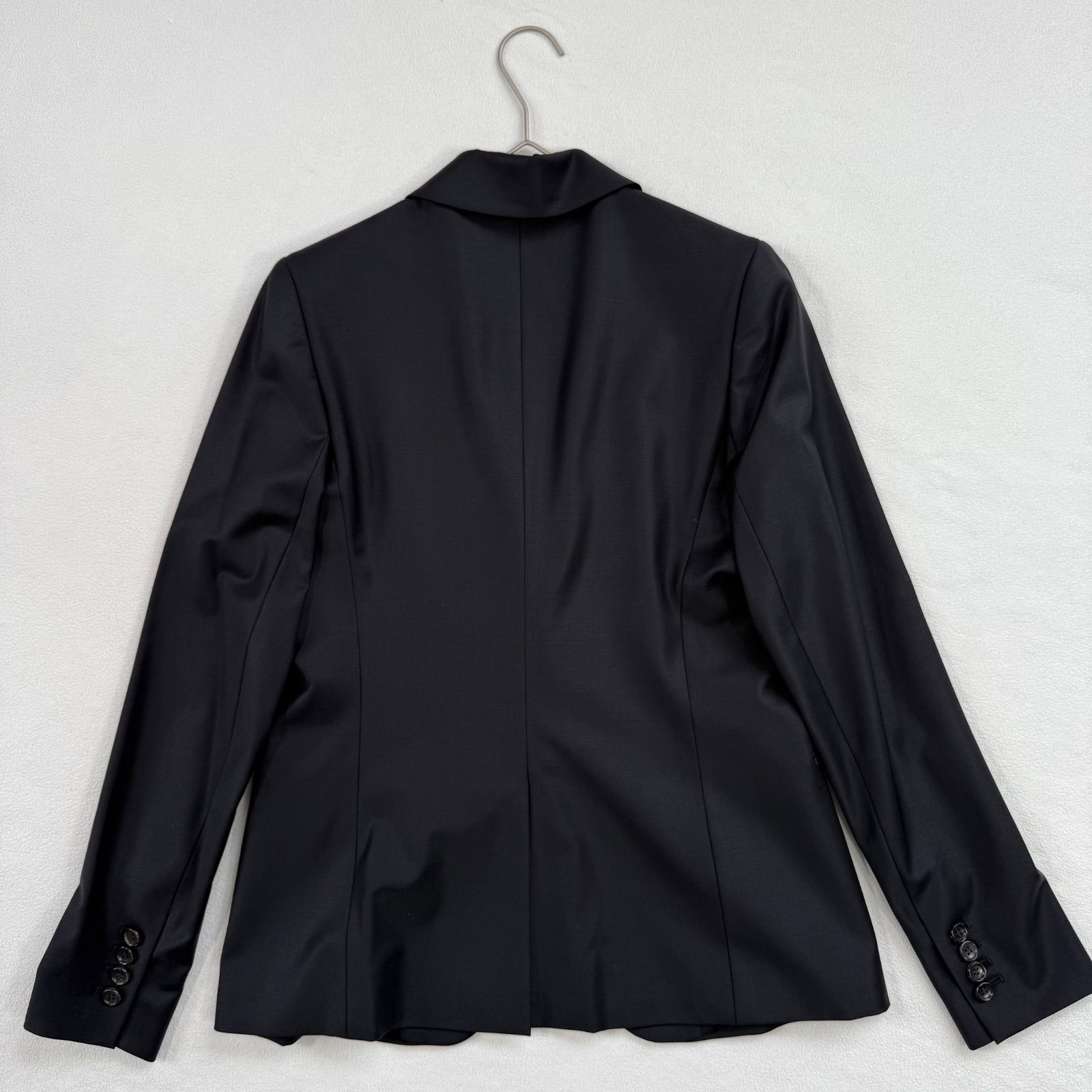 極美品 セオリーリュクス エグゼクティブ2 スーツ セットアップ 黒 40 38 極美品✨セオリーリュクス EXECUTIVE BERGMAN2 ウール MOIRA. L パンツ