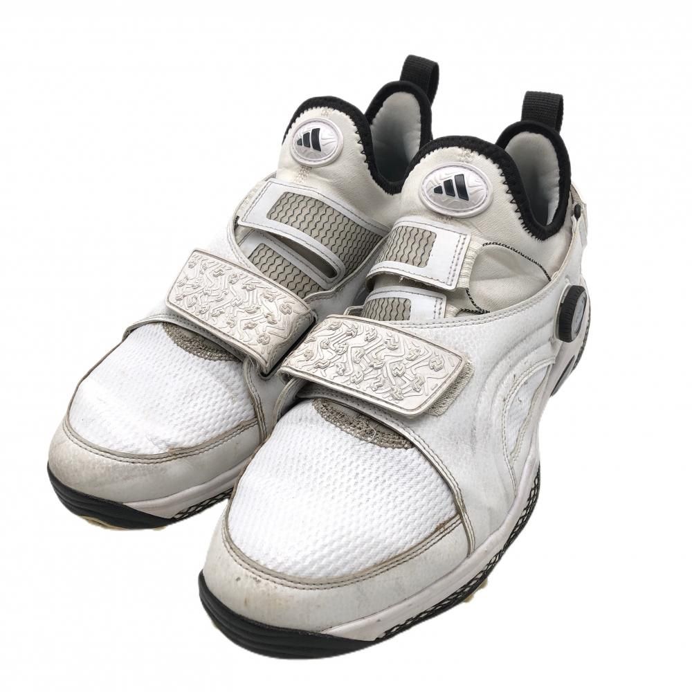 アディダス ゴルフシューズ 白 コードカオス25ミッドカット 0900668723 スパイクレス メンズ 29.0 ゴルフウェア モデル adidas