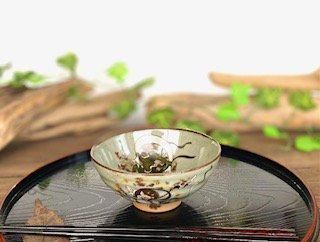 メーカー直送 九谷焼 飯碗 茶碗 小 風神雷神 中裏絵