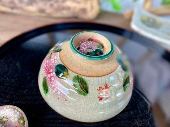 がく紫陽花ピンク＆ピンク 裏絵