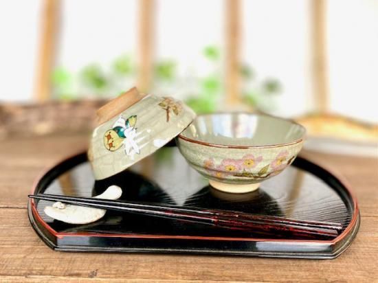 ウサギしだれ桜＆ソメイヨシノ 中絵