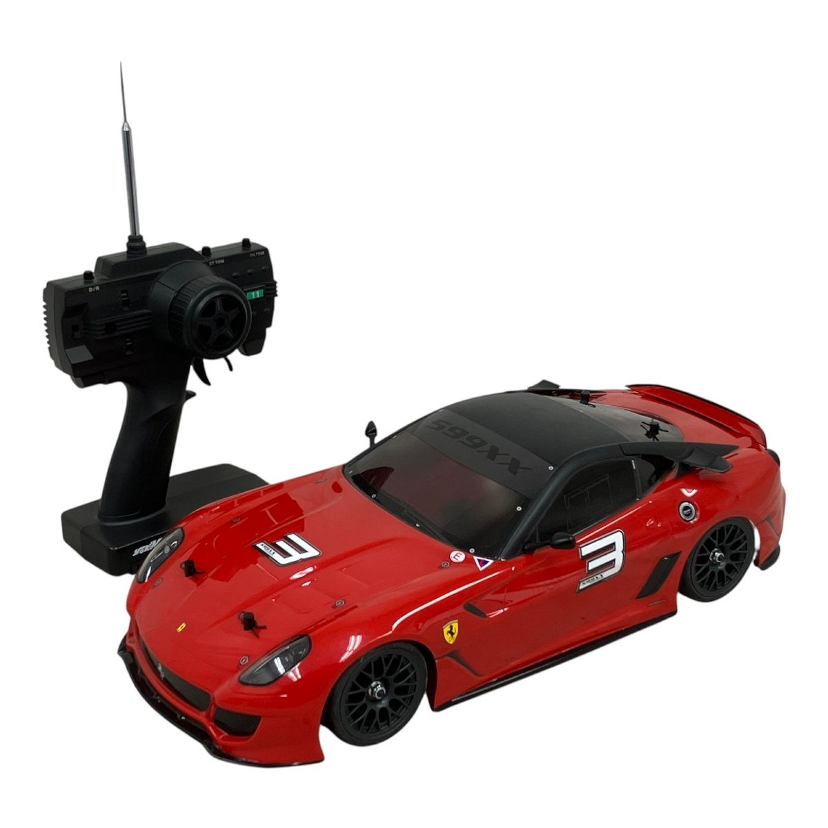 TAMIYA タミヤ 1 10 RC フェラーリ 599 XX TA 06 シャーシ ラジコン RCカー F 024 プロポ付