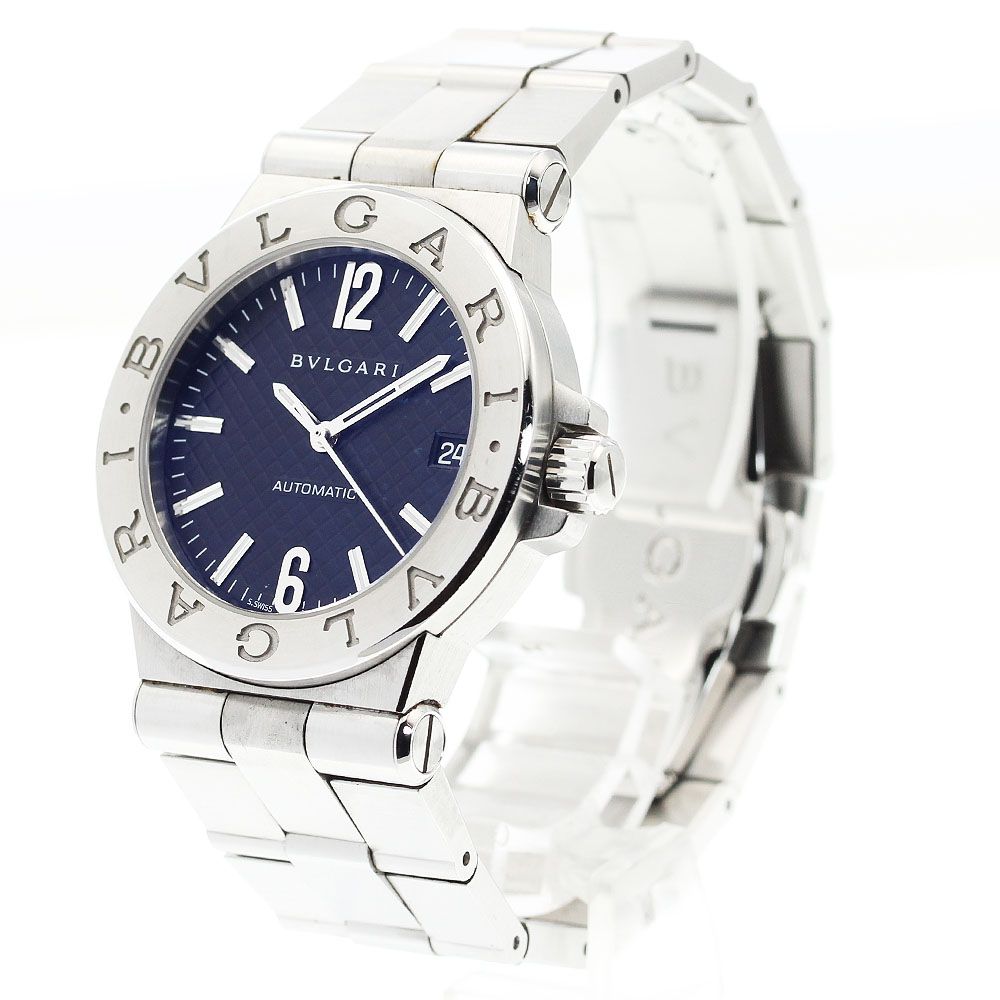 ブルガリ BVLGARI DG35S ディアゴノ デイト 自動巻き メンズ良品箱  