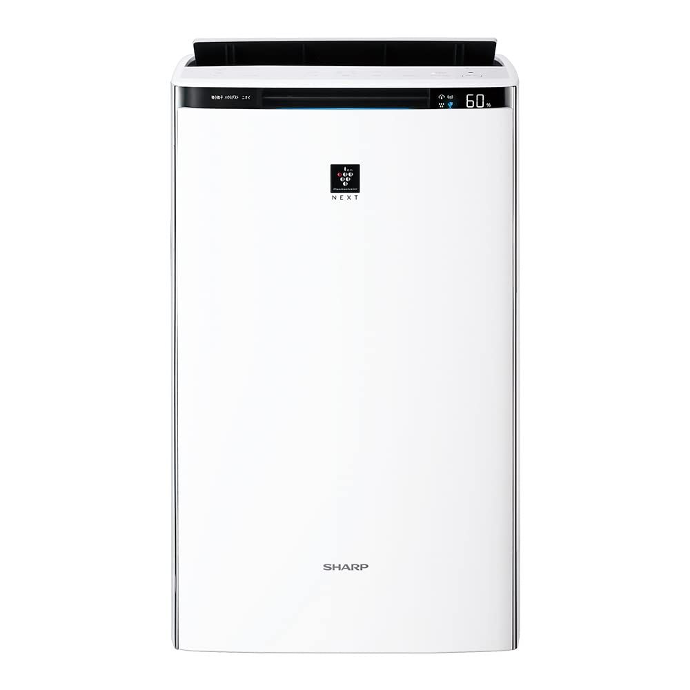 シャープ 加湿 空気清浄機 KI-RX 75-W ホワイト プラズマクラスター NEXT 50000 COCORO AIR搭載 空気清浄 34畳 自動掃除機能付き タンク容量 約3.2 L 加湿量900 mL 準 自動掃除付 旧モデル