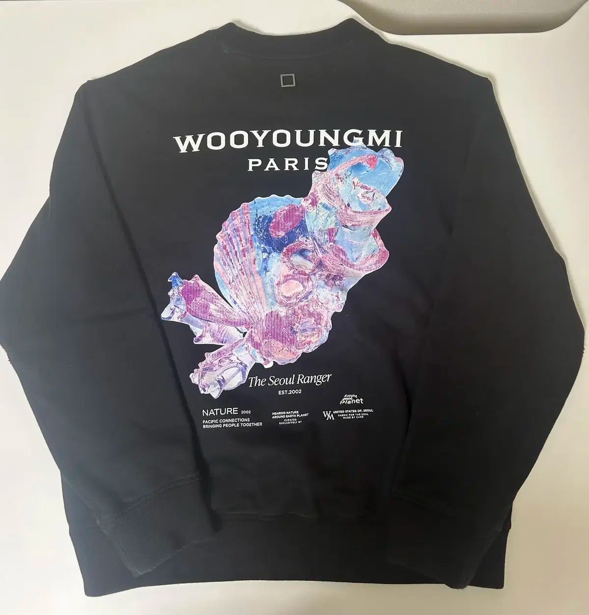 履歴 ウーヨンミ 3D コーラル ブラック スウェット 48