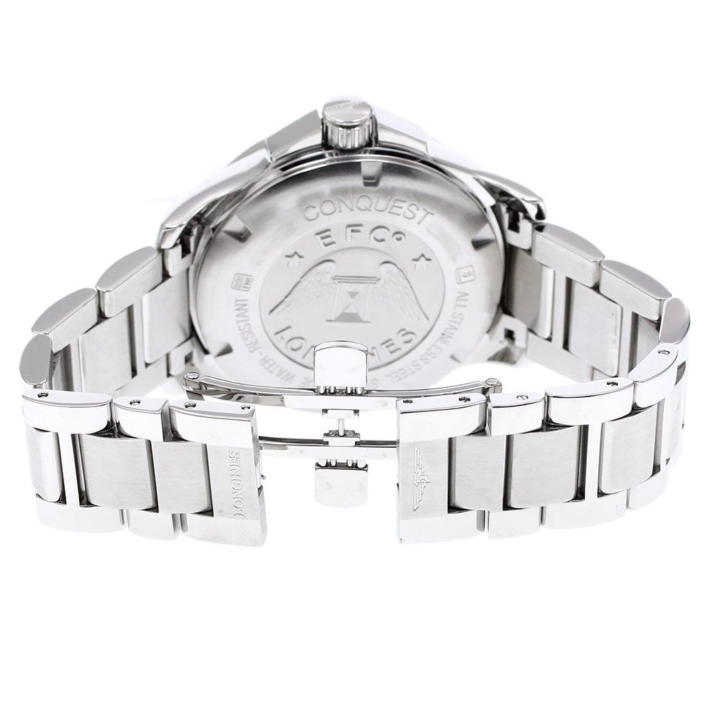 ロンジン LONGINES L3.687.4 コンクエスト GMT デイト 自動巻き メンズ  