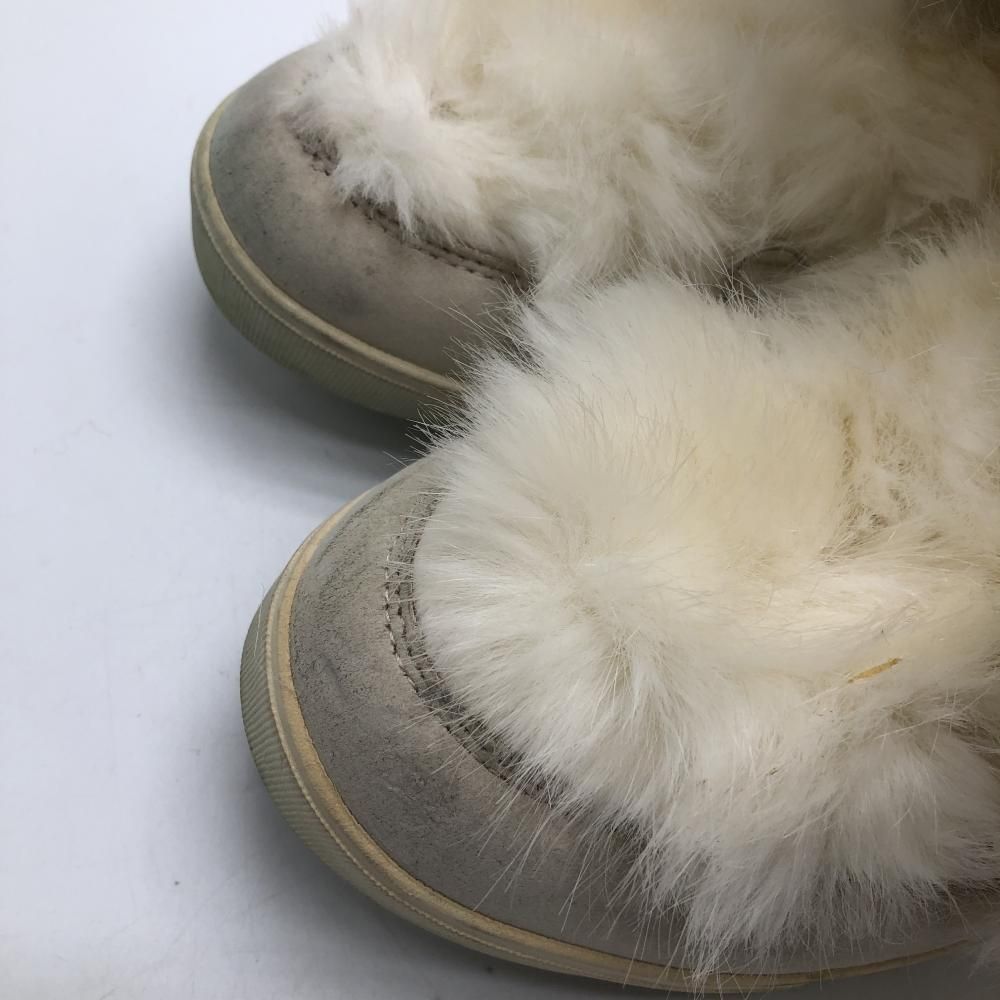 パーリーゲイツ ゴルフブーツ 白 ファー 053-8292102 レディース 24.5