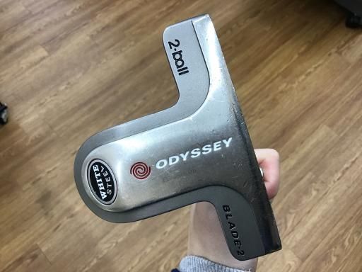 オデッセイ WHITE STEEL 2 ball BLADE2 34インチ パター PT スチール フレックスその他 メンズ 男性用 右利き 右用 Cランク ゴルフクラブ