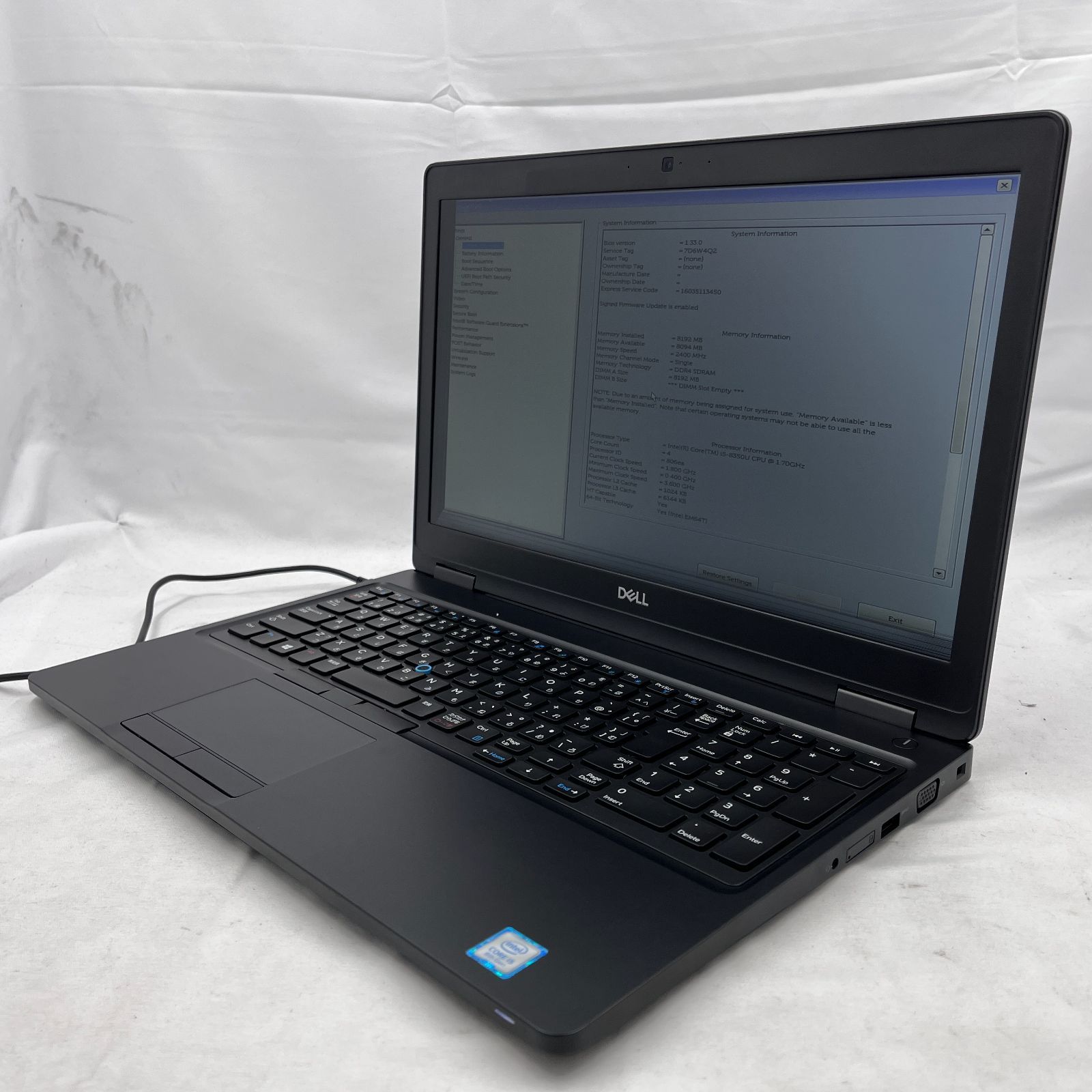 ☆L表示不良（左・下線）/ジャンク☆Dell Latitude 5590 [Core i5