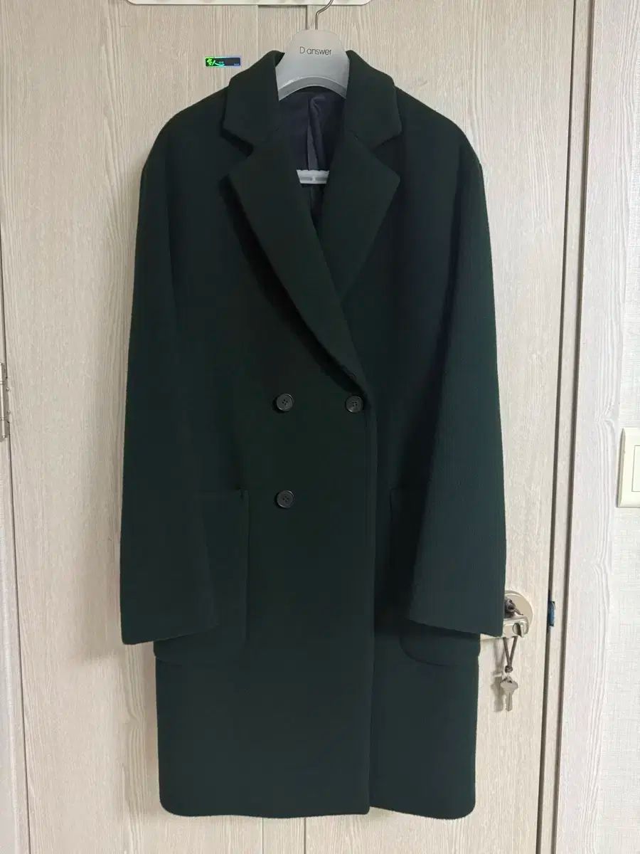 Danswer ディーアンサー ダークグリーン ウールコート