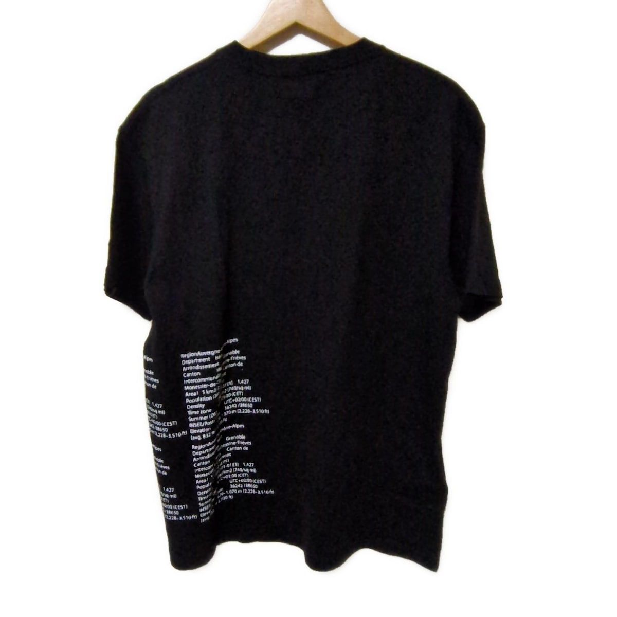 MONCLER モンクレール 半袖Tシャツ サイズM レディース ジーニアス 黒×白 クルーネック