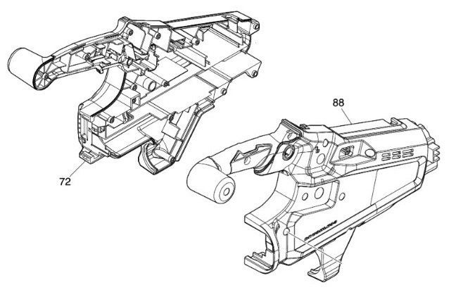 マキタ makita 18V 225㎜ 充電式ドライウォールサンダ SL801DZ用 ハンドルセット品 183L75-7 部品 修理 パーツ 建築 大工 サンダ 研磨