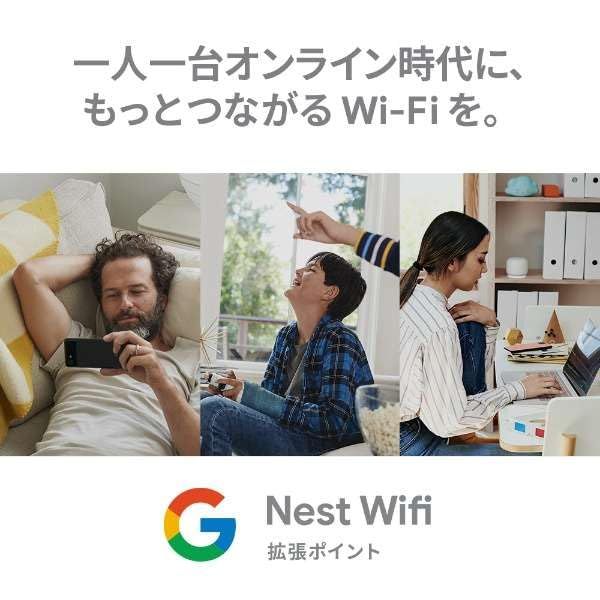 Google グーグル 拡張ポイント Nest Wifi メッシュネットワーク対応 GA 00667 JP
