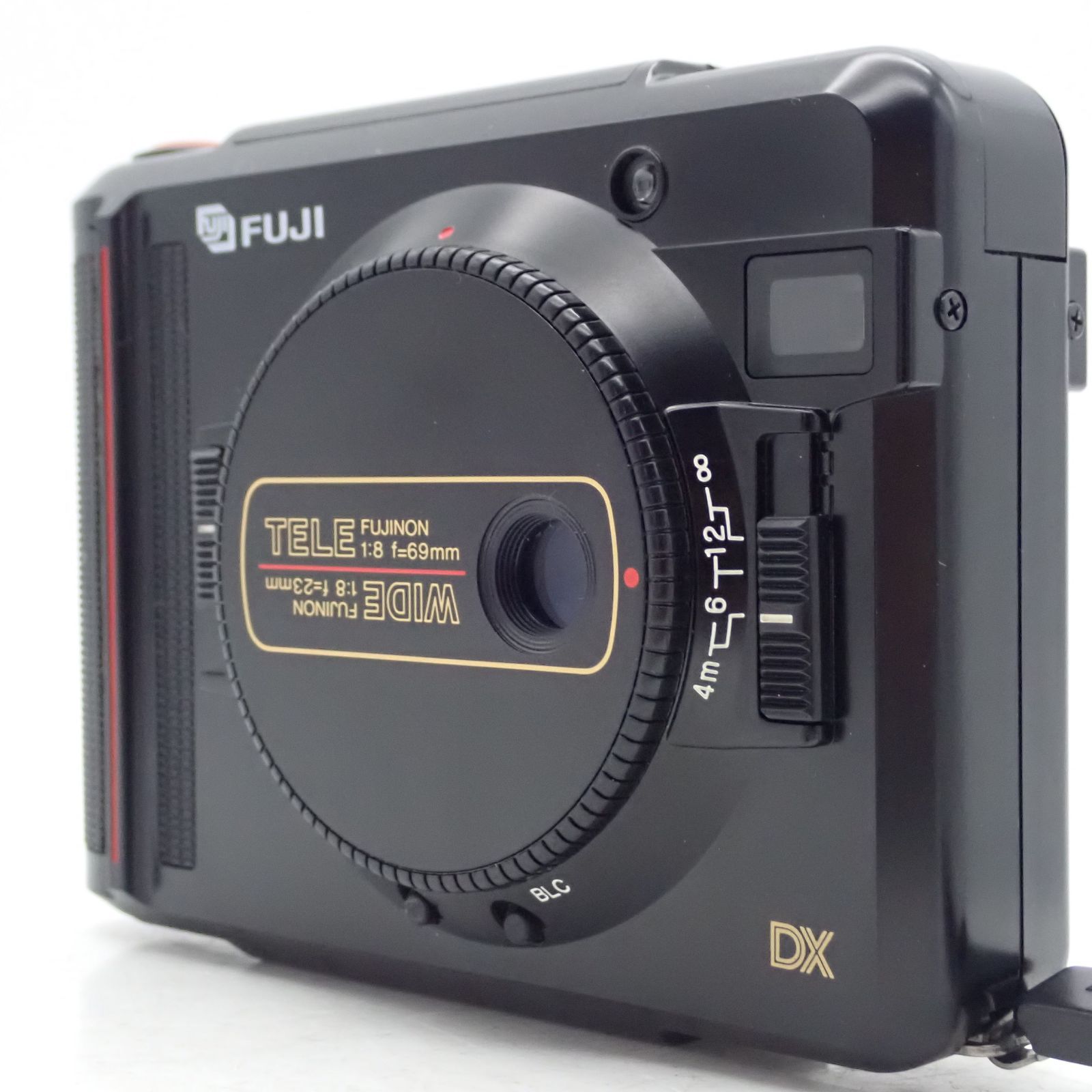 上品 FUJIFILM TW-3 DX Tele wide ハーフフレイムフィルムカメラ 望遠広角 内蔵電池 交換済 シャッターフラッシュ連写OK