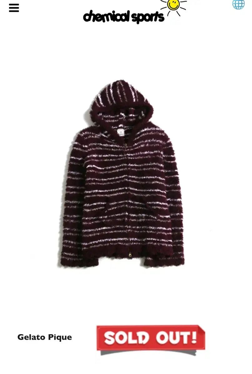 キャミカルスポーツ ジップアップ