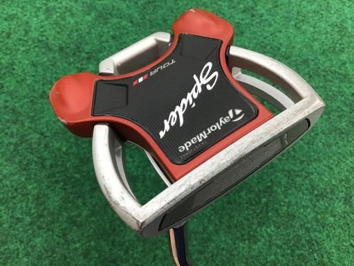 テーラーメイド Spider Tour PLATINUM 33インチ パター PT スチール フレックスその他 メンズ 男性用 右利き 右用 Dランク ゴルフクラブ