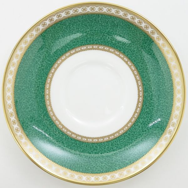 ウェッジウッド カップ&ソーサー ユーランダー パウダー グリーン C-S 洋食器 2客セット WEDGWOOD 1級品 2
