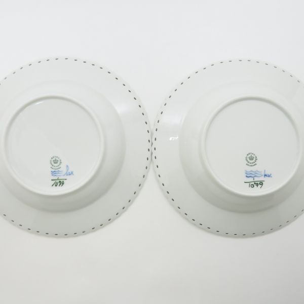 ロイヤルコペンハーゲン プレート ブルーフルーテッド フルレース Royal Copenhagen スーププレート 22.5cm 洋食器 2枚セット 1級品 2 WWW_OPDRERGINERDOGAN_COM