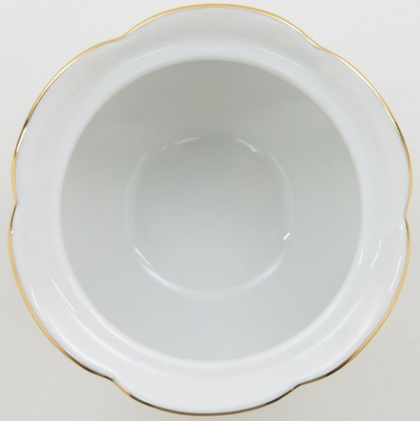 マイセン ポット Bフォーム グランツゴールド 散らし小花 シュガーポット 小物入れ 金彩 1個 1級品 Meissen WWW_OPDRERGINERDOGAN_COM