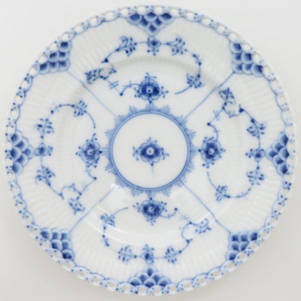ロイヤルコペンハーゲン プレート ブルーフルーテッド フルレース Royal Copenhagen デザートプレート 15cm 洋食器 6枚セット 1級品 WWW_OPDRERGINERDOGAN_COM