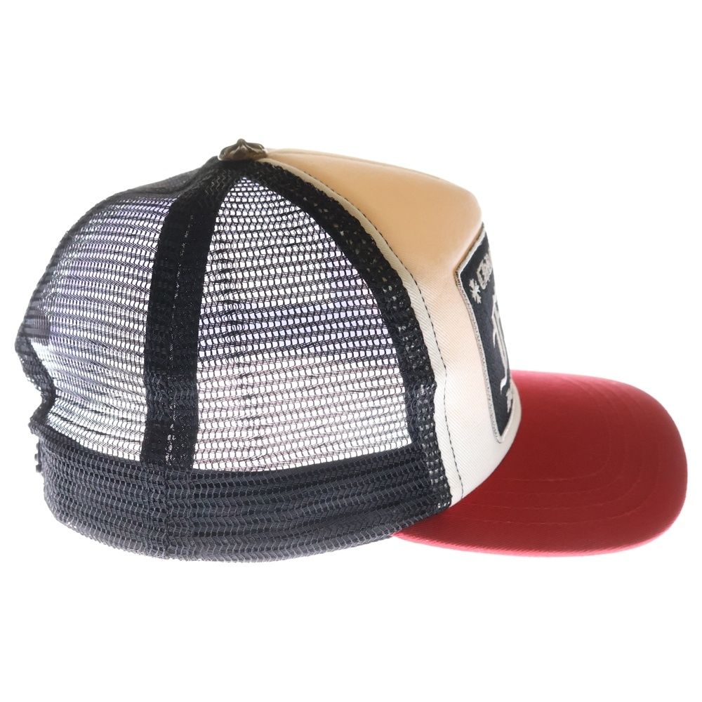  CHROME HEARTS クロムハーツ TRUCKER CAP FUCK トラッカー メッシュキャップ ファック ブラック レッド キャップ 帽子