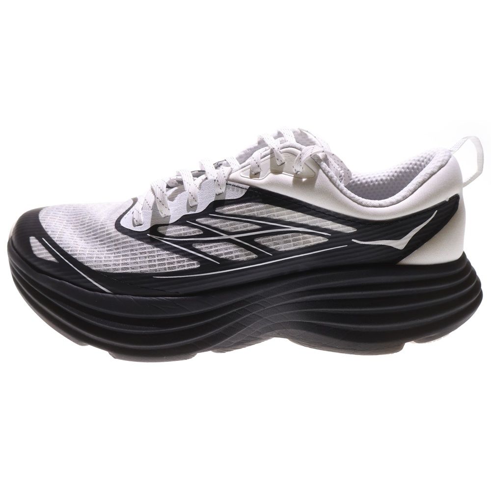 HOKA ONE ONE (ホカオネオネ) BONDI 8 TS CAGED FROST/BLACK ボンダイ8