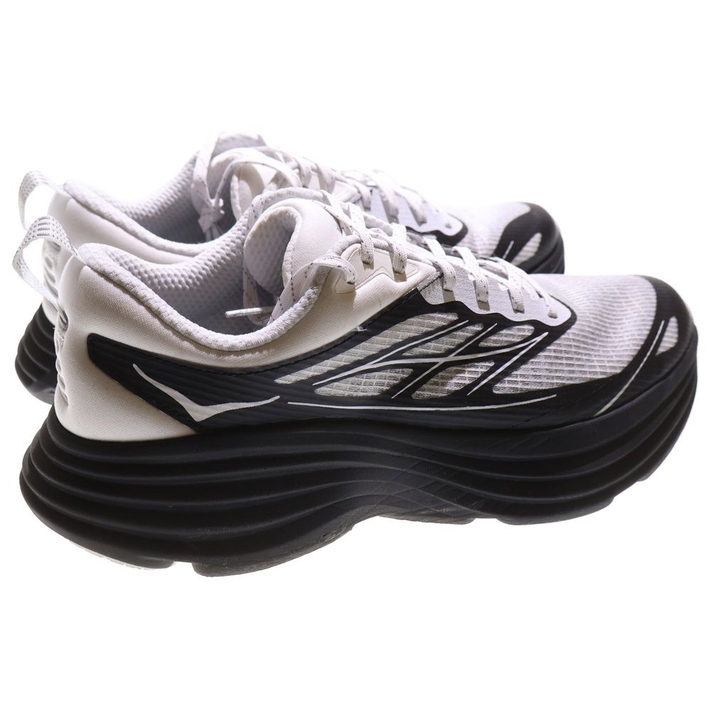 HOKA ONE ONE (ホカオネオネ) BONDI 8 TS CAGED FROST/BLACK ボンダイ8