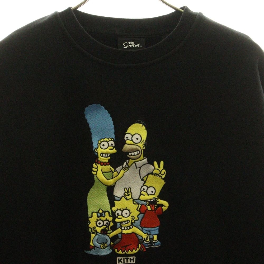 KITH (キス) ×THE SIMPSONS EMBROIDERED SWEAT シンプソンズ フロント