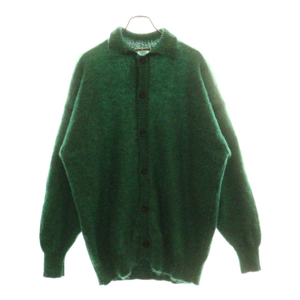 KAPTAIN SUNSHINE キャプテンサンシャイン BRUSHED WOOL MOHAIR CARDIGAN モヘヤ混 ウールニットカーディガン グリーン KS22FKN03