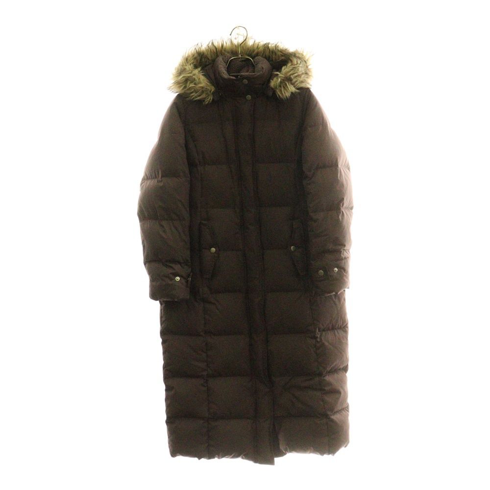 Eddie Bauer エディバウワー ファーフーデッド ダウンロングコート ジャケット レディース パープル 23312097