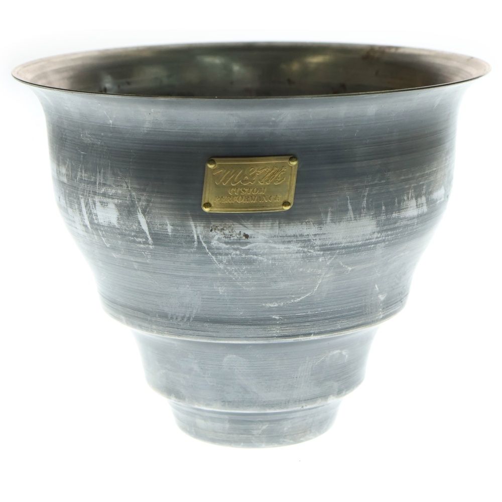 m-m エムアンドエム ×MASSES POT TYPE 5 - Conch STEEL MEDIUM マシス コンク 鉄鉢 ポット シルバー