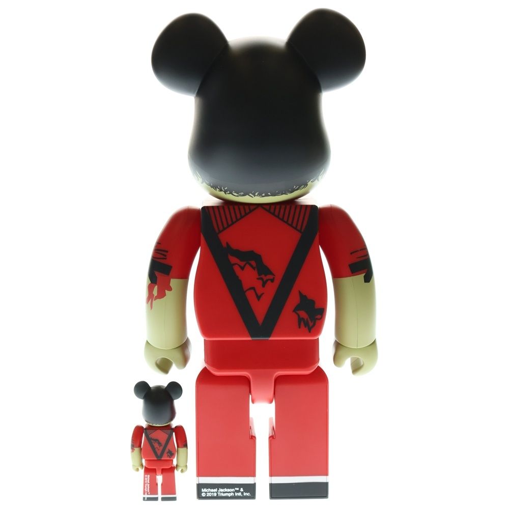 MEDICOM TOY メディコムトイ BE RBRICK Michael Jackson Thriller Zombie 400 ベアブリック マイケルジャクソン スリラー ゾンビ 人形 フィギュア レッド