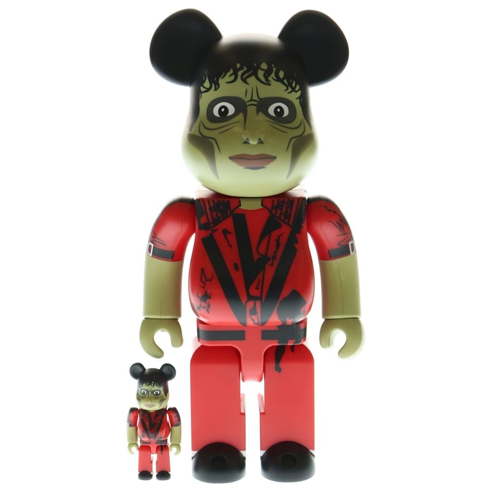 MEDICOM TOY メディコムトイ BE RBRICK Michael Jackson Thriller Zombie 400 - ベアブリック マイケルジャクソン スリラー ゾンビ 人形 フィギュア レッド