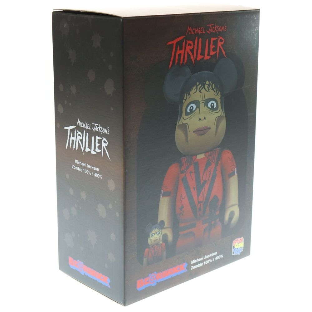  MEDICOM TOY メディコムトイ BE RBRICK Michael Jackson Thriller Zombie 400 ベアブリック マイケルジャクソン スリラー ゾンビ 人形 フィギュア レッド その他 メンズ