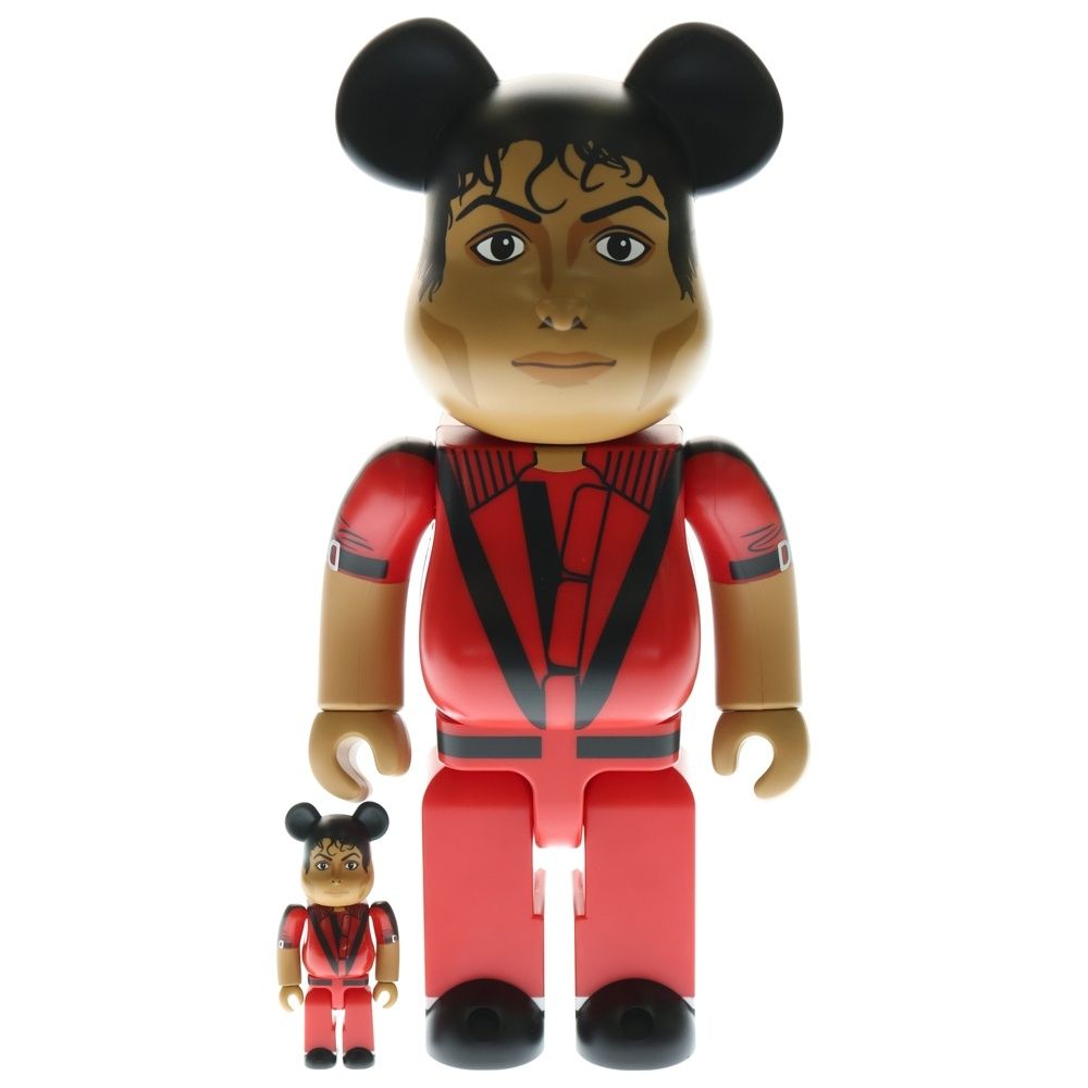 MEDICOM TOY メディコムトイ BE RBRICK Michael Jackson Thriller Red Jacket 400 - ベアブリック マイケルジャクソン スリラー レッドジャケット 人形 フィギュア レッド