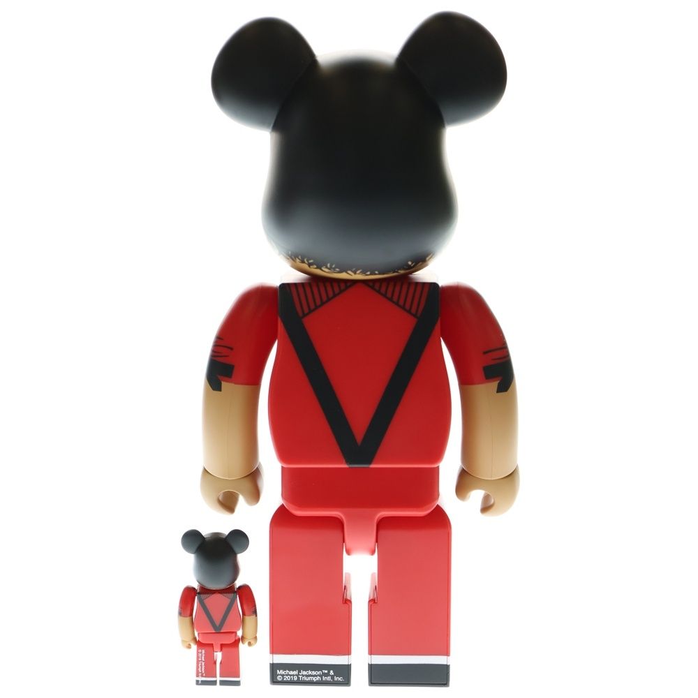 MEDICOM TOY メディコムトイ BE RBRICK Michael Jackson Thriller Red Jacket 400 ベアブリック マイケルジャクソン スリラー レッドジャケット 人形 フィギュア レッド