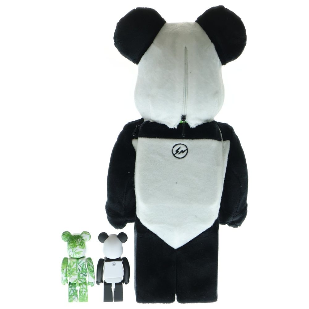 MEDICOM TOY メディコムトイ fragmentdesign BE RBRICK PANDA 400 フラグメントデザイン ベアブリック パンダ 人形 フィギュア ブラック ホワイト