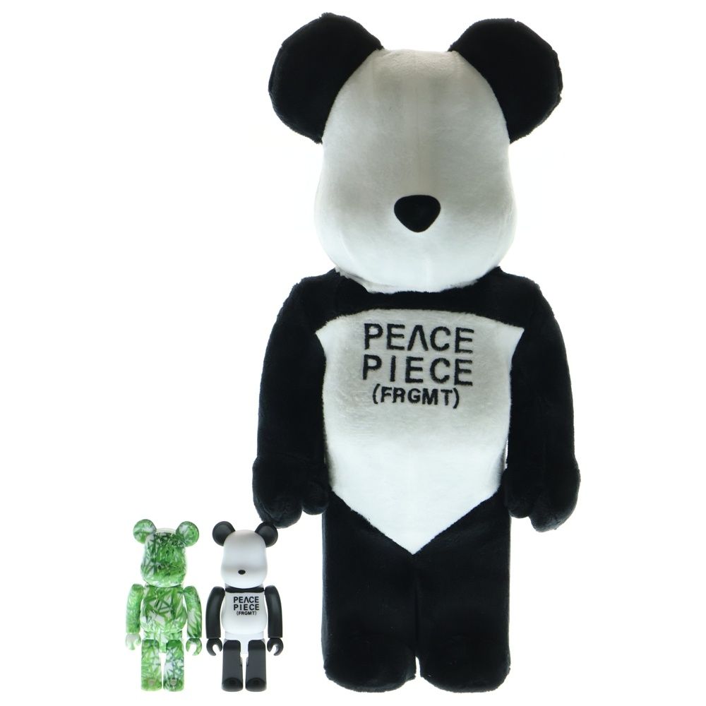 MEDICOM TOY メディコムトイ ×fragmentdesign BE RBRICK PANDA - 400 フラグメントデザイン ベアブリック パンダ 人形 フィギュア ブラック ホワイト