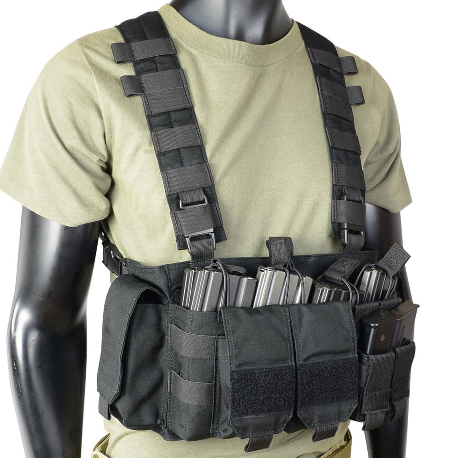 Warrior Assault Systems FALCON チェストリグ M 4マグ最大14本収納 ブラック