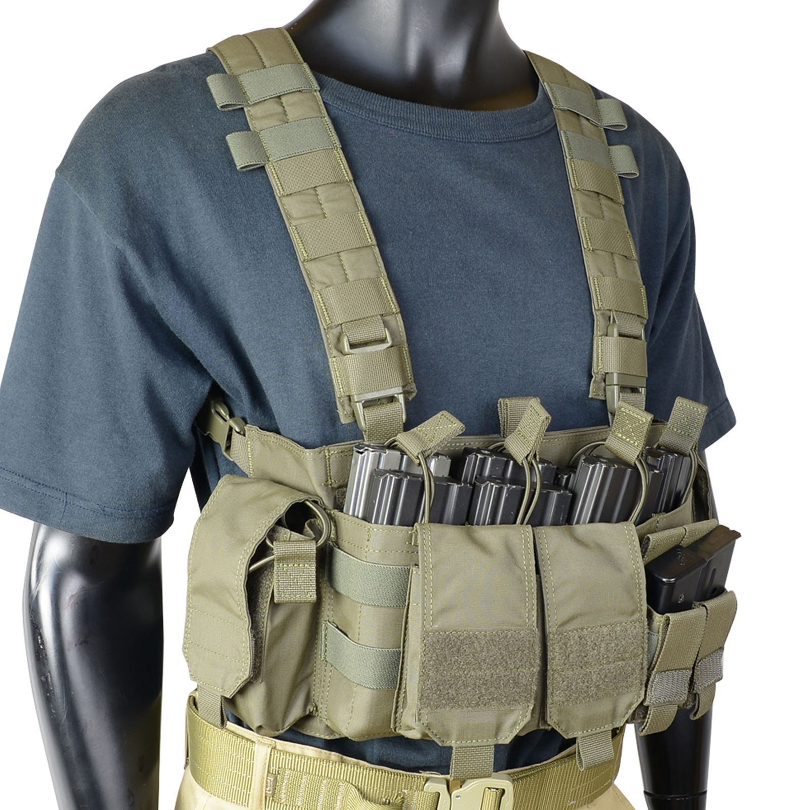 Warrior Assault Systems FALCON チェストリグ M4マグ最大14本収納 レンジャーグリーン